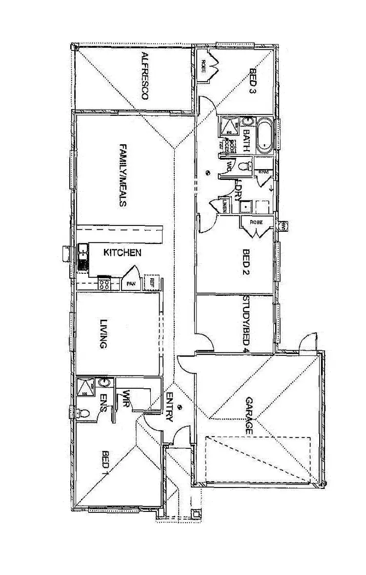 Floorplan of Homely house listing, 17 Hydrangea Drive, Point Cook VIC 3030