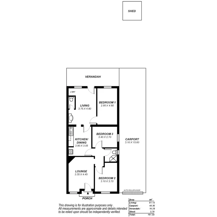 Floorplan of Homely house listing, 513 Churchill Road, Kilburn SA 5084