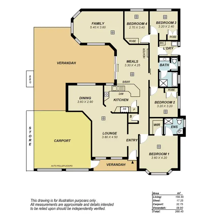 Floorplan of Homely house listing, 44 Silcock Circuit, Greenwith SA 5125