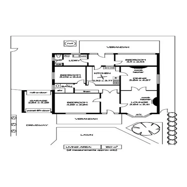 Floorplan of Homely house listing, 46 La Perouse Avenue, Flinders Park SA 5025
