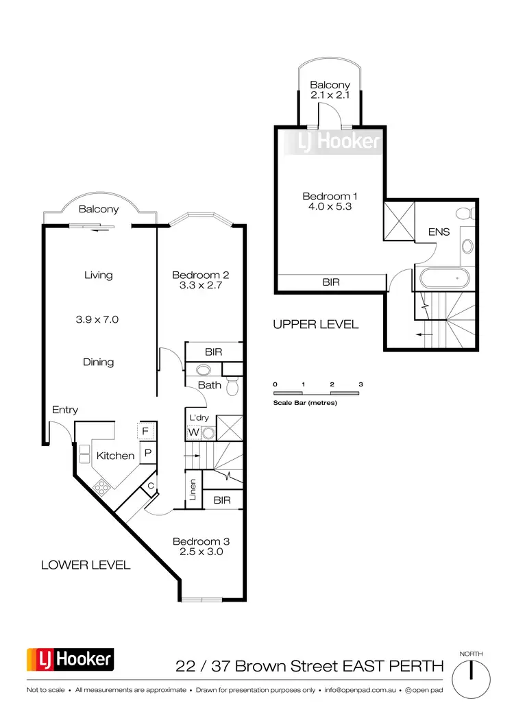 Floorplan of Homely apartment listing, 22/37 Brown Street, East Perth WA 6004