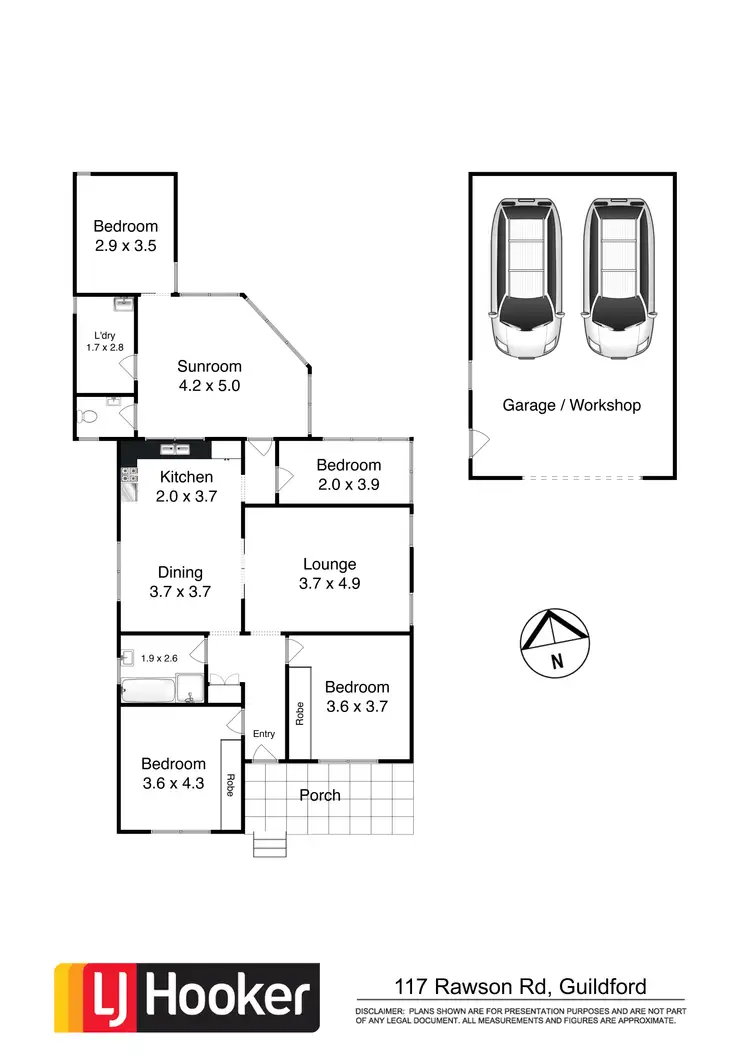 Floorplan of Homely house listing, 117 Rawson Road, Guildford NSW 2161