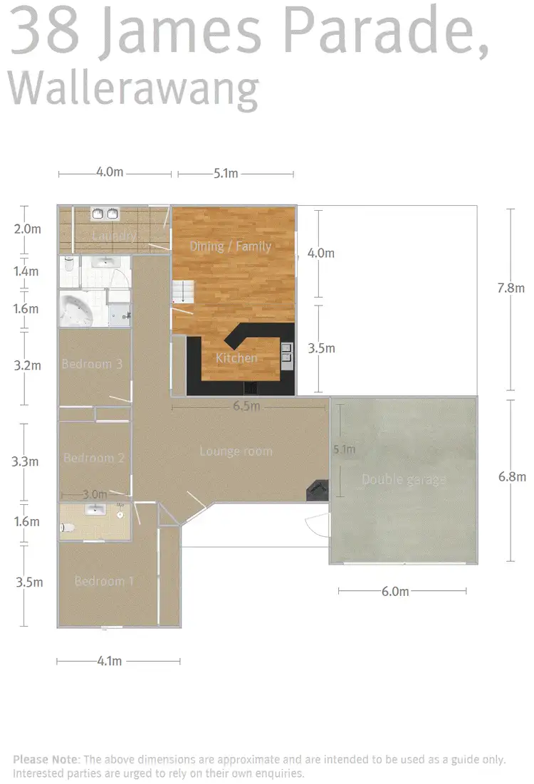 Floorplan of Homely house listing, 38 James Parade, Wallerawang NSW 2845