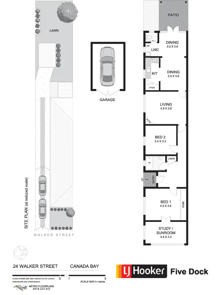 Floorplan of Homely house listing, 24 Walker Street, Canada Bay NSW 2046