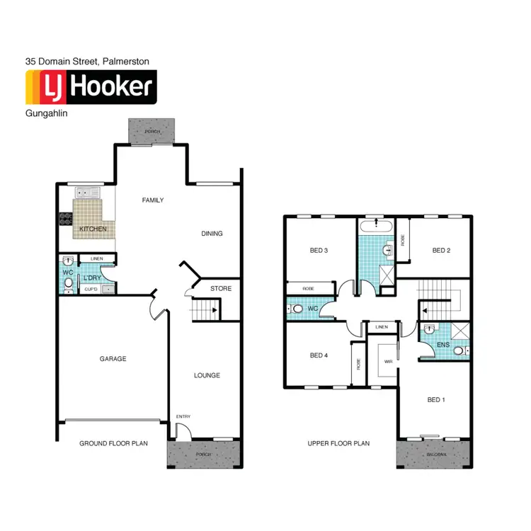 Floorplan of Homely house listing, 35 Domain Street, Palmerston ACT 2913