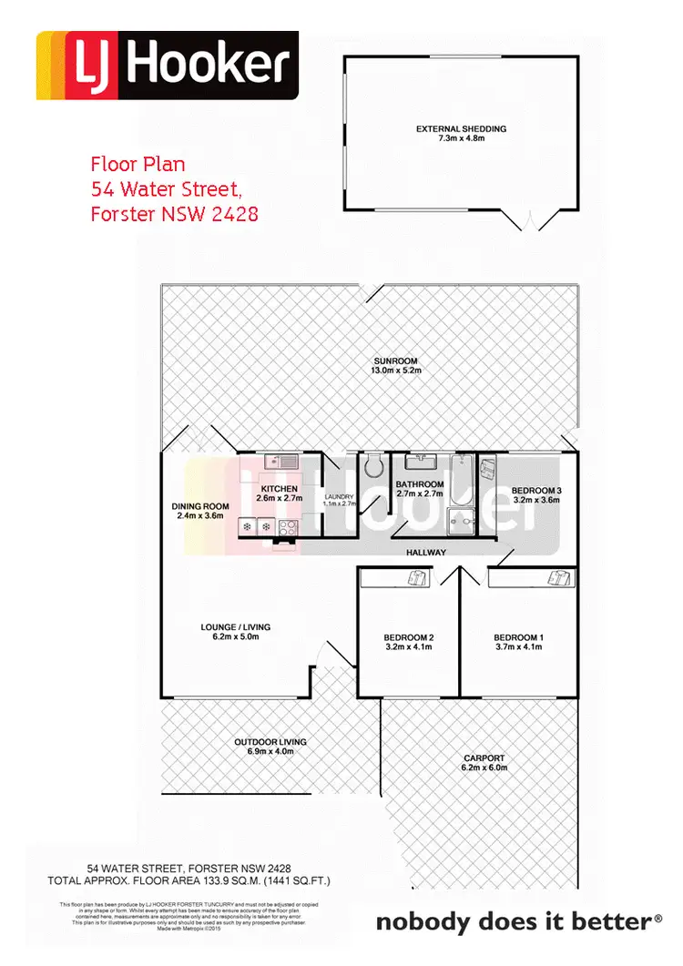 Floorplan of Homely house listing, 54 Water Street, Forster NSW 2428