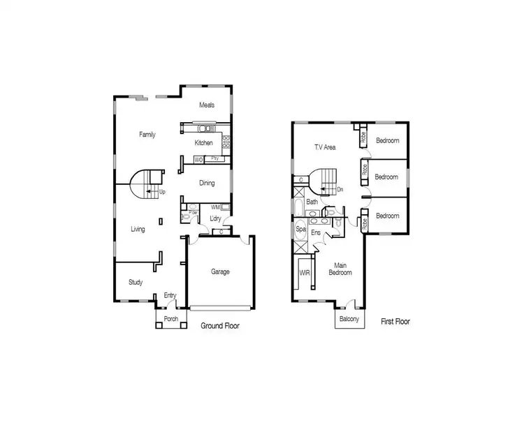 Floorplan of Homely house listing, 1 Castlewood Place, Point Cook VIC 3030