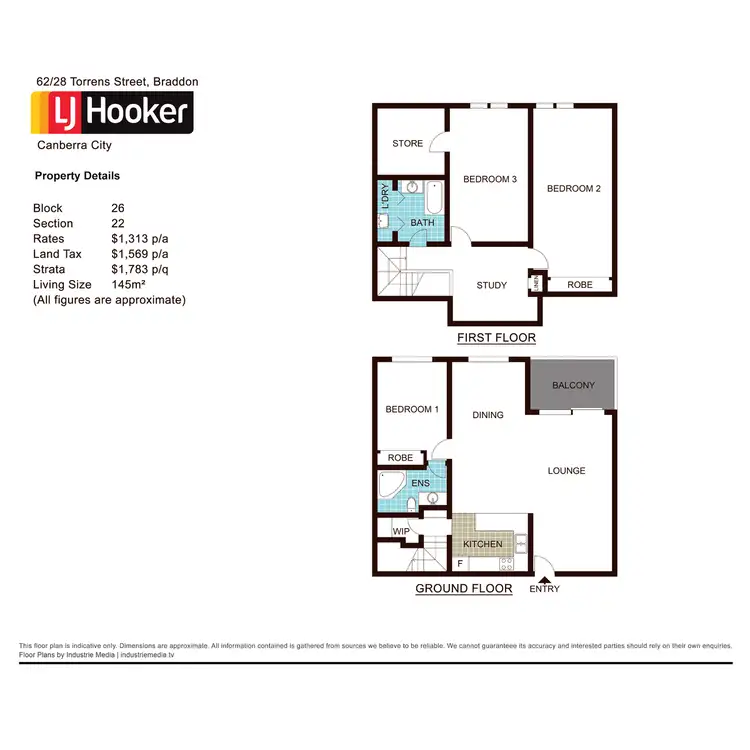 Floorplan of Homely unit listing, 62/28-30 Torrens Street, Braddon ACT 2612
