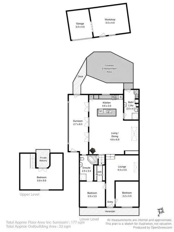 Floorplan of Homely house listing, 10 Arthur Street, North Hobart TAS 7000