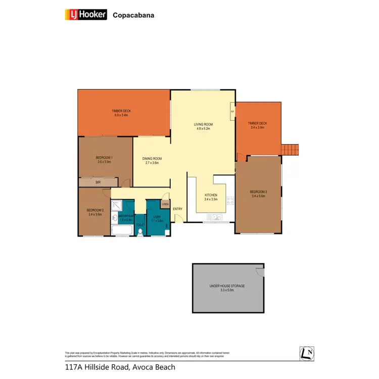 Floorplan of Homely house listing, 117a Hillside Road, Avoca Beach NSW 2251