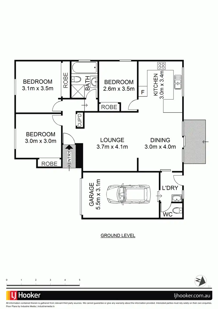 Floorplan of Homely villa listing, 4/187 Targo Road, Girraween NSW 2145