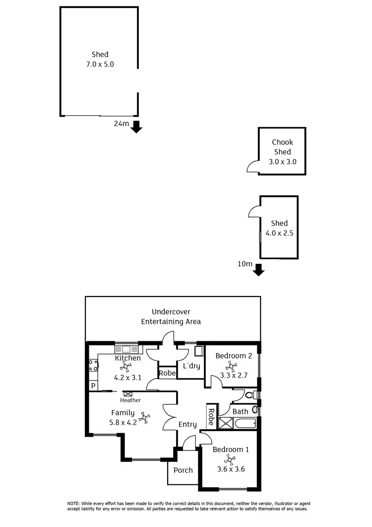 Floorplan of Homely house listing, 4 Camilla Avenue, Osborne SA 5017