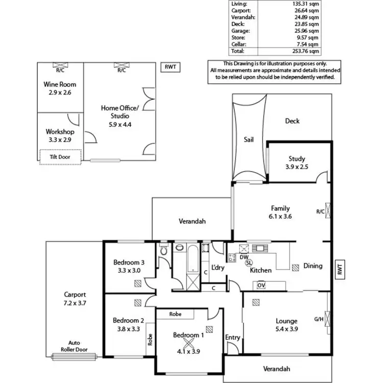 Floorplan of Homely house listing, 6 Oliver Avenue, Fulham Gardens SA 5024