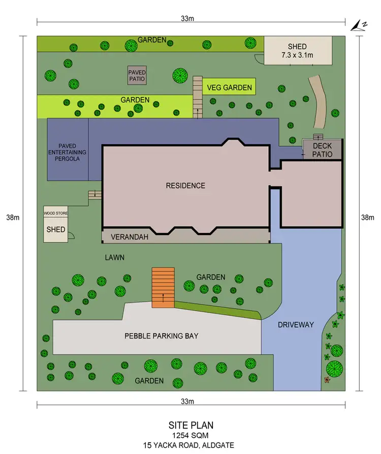 Floorplan of Homely house listing, 15 Yacka Road, Aldgate SA 5154