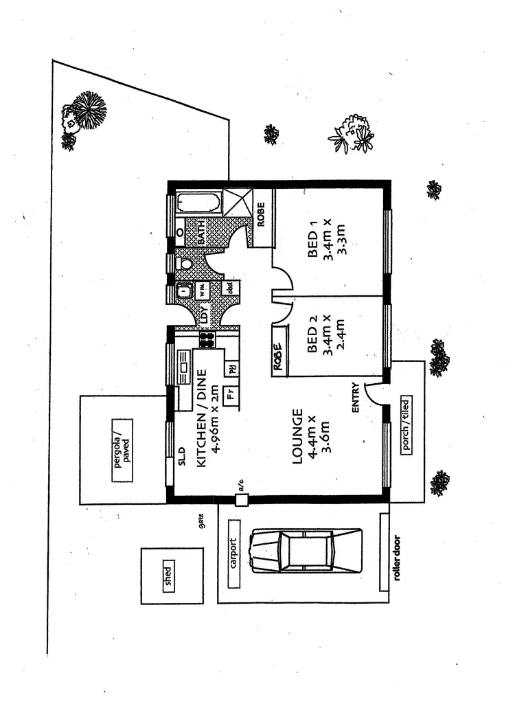 Floorplan of Homely unit listing, 8-26 Corromandel Place, Modbury Heights SA 5092