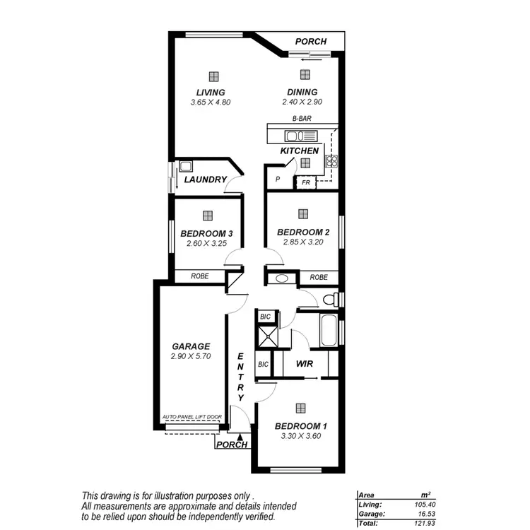 Floorplan of Homely house listing, 25B Tralee Avenue, Broadview SA 5083