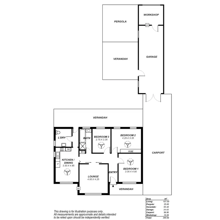 Floorplan of Homely house listing, 35 Trigg Street, Blair Athol SA 5084