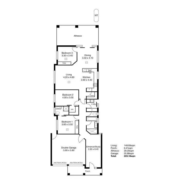 Floorplan of Homely house listing, 15 Beatrice Avenue, Seaton SA 5023