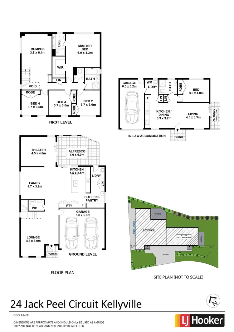 Floorplan of Homely house listing, 24 Jack Peel Circuit, Kellyville NSW 2155