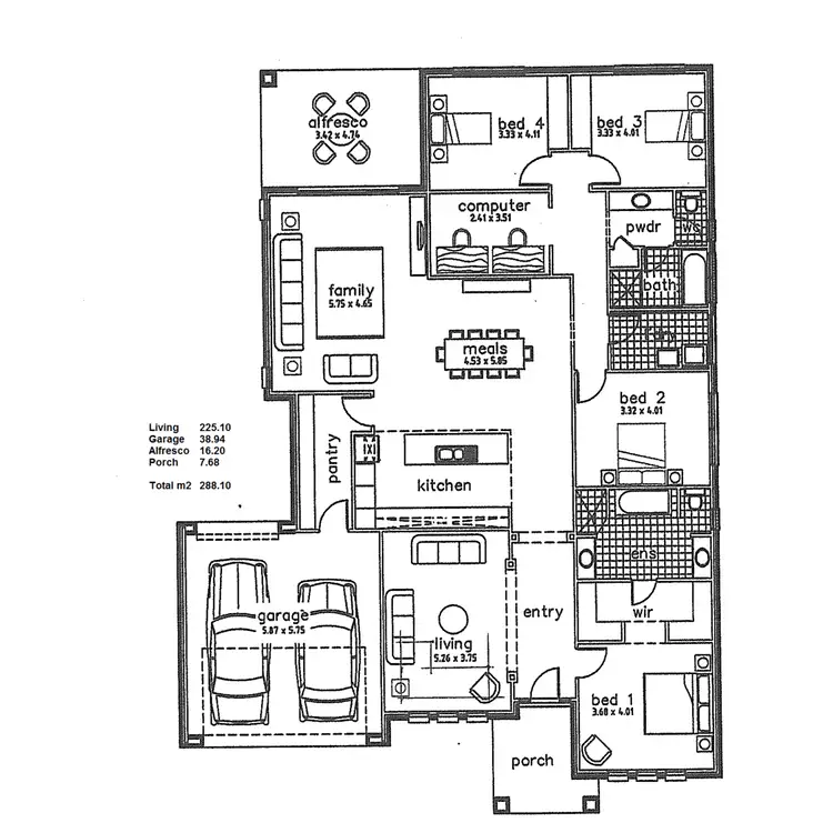 Floorplan of Homely house listing, 2 Wild Orchid Avenue, Aldinga Beach SA 5173