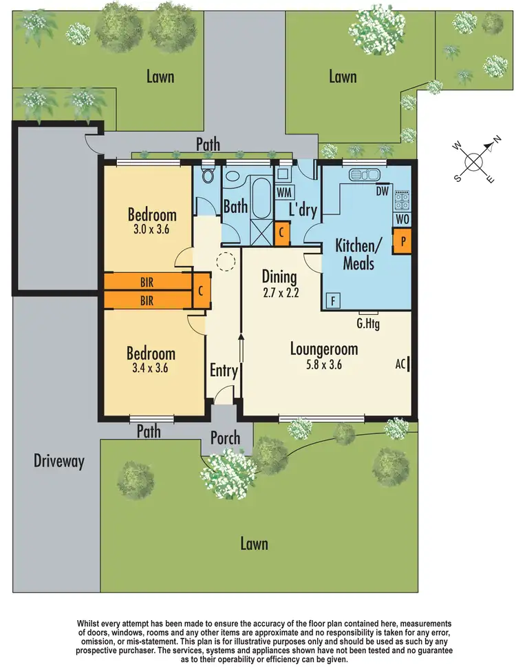 Floorplan of Homely unit listing, 2/91 Pultney Street, Dandenong VIC 3175