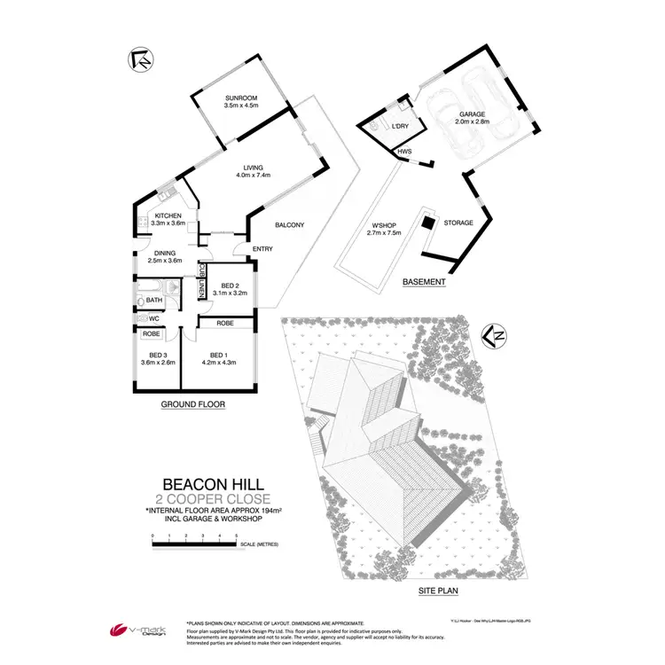 Floorplan of Homely house listing, 2 Cooper Close, Beacon Hill NSW 2100
