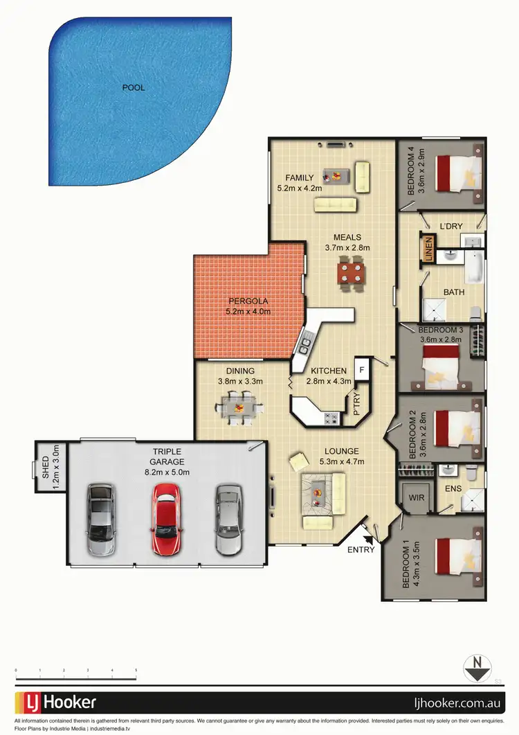 Floorplan of Homely house listing, 26 Hovea Court, Voyager Point NSW 2172
