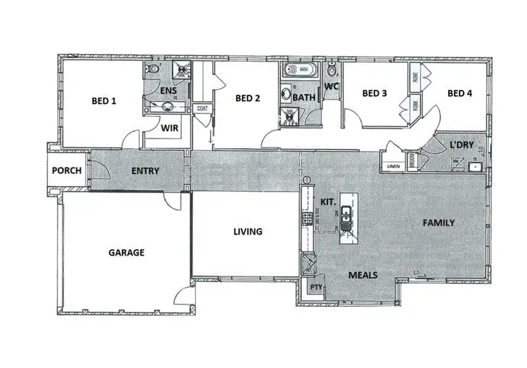 Floorplan of Homely house listing, 4 Motril Court, Point Cook VIC 3030