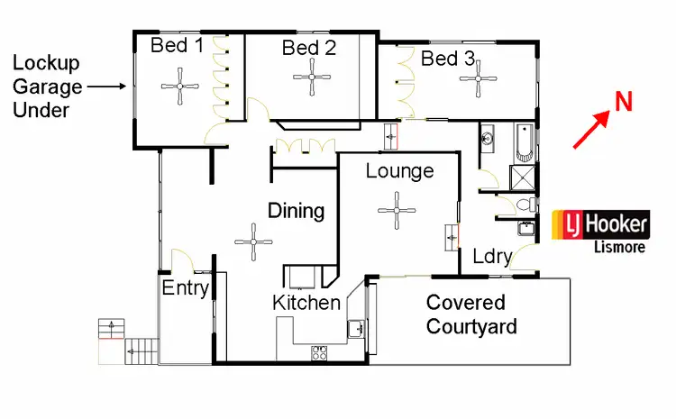 Floorplan of Homely house listing, 34 O'Flynn Street, Lismore Heights NSW 2480