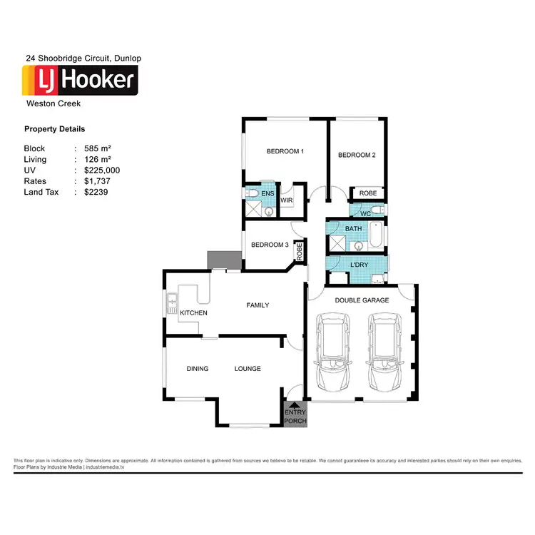 Floorplan of Homely house listing, 24 Shoobridge Circuit, Dunlop ACT 2615