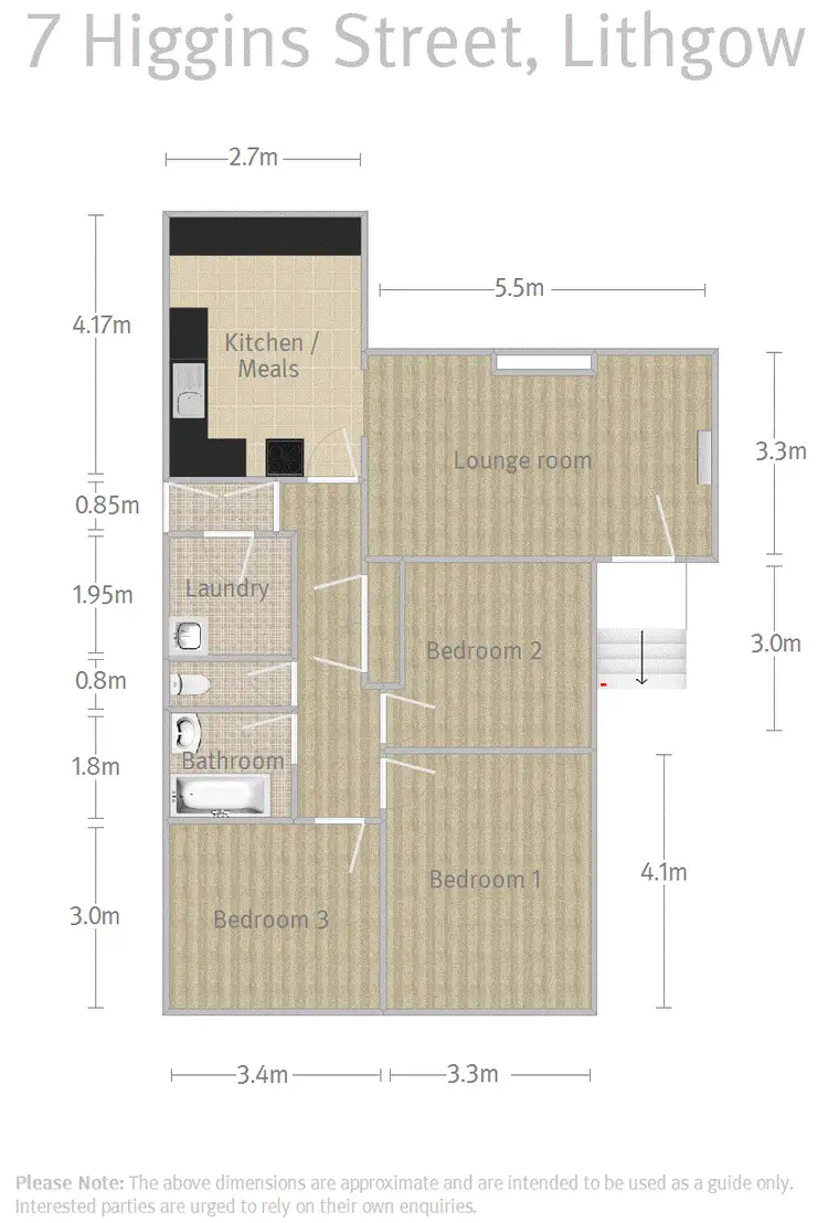Floorplan of Homely house listing, 7 Higgins Street, Lithgow NSW 2790