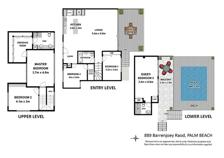 Floorplan of Homely house listing, 889 Barrenjoey Road, Palm Beach NSW 2108