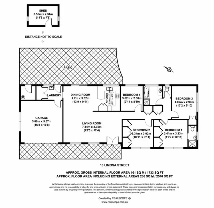 Floorplan of Homely house listing, 10 Limosa Street, Bellbowrie QLD 4070