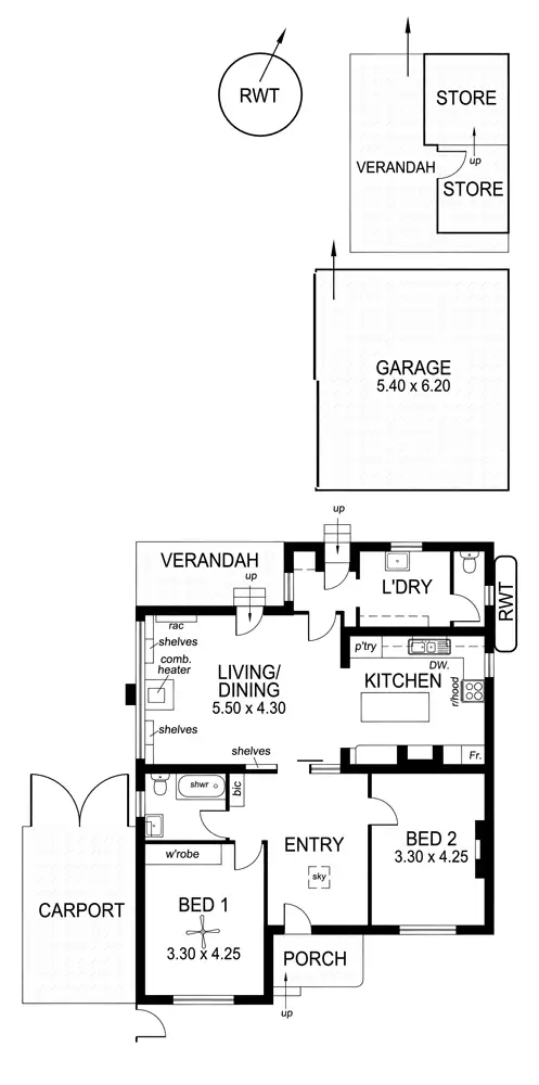 Floorplan of Homely house listing, 3 The Cove Road, Marino SA 5049
