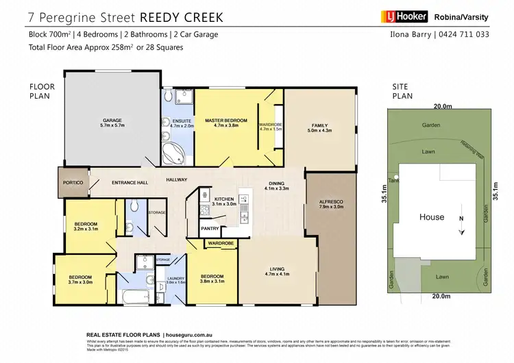 Floorplan of Homely house listing, 7 Peregrine Street, Reedy Creek QLD 4227
