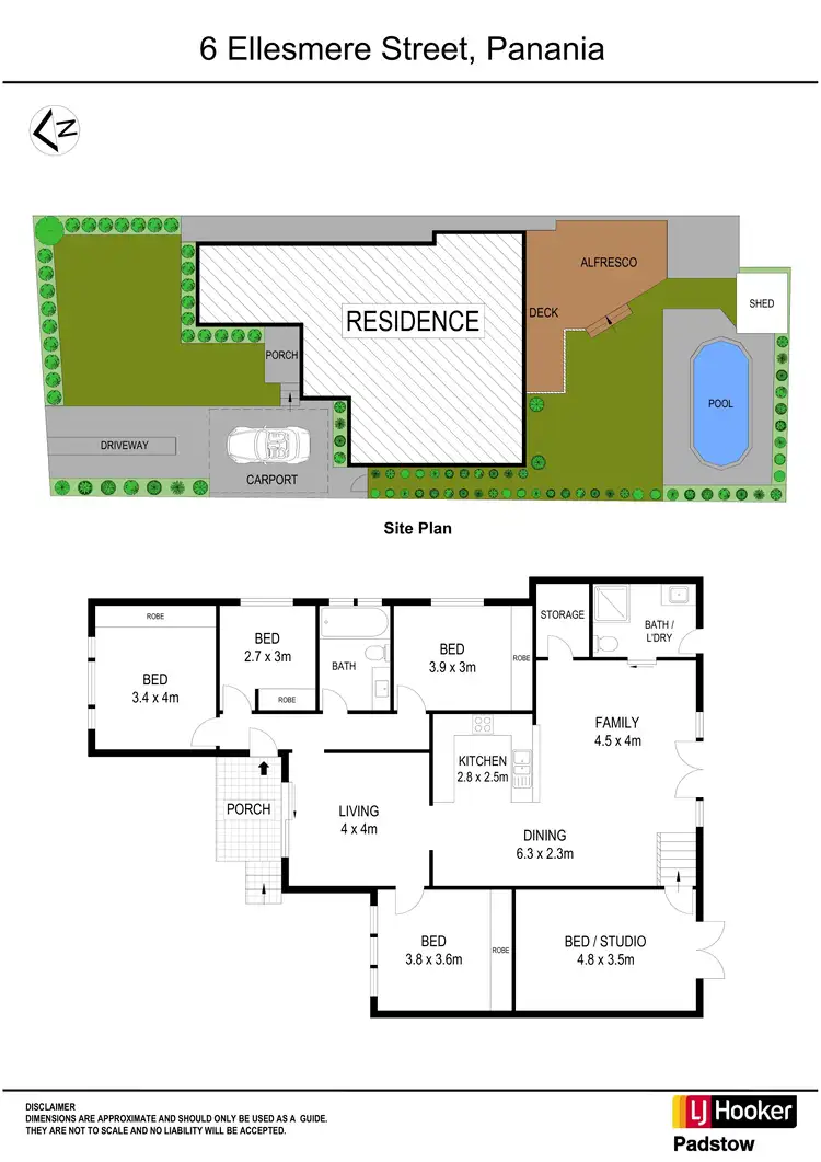 Floorplan of Homely house listing, 6 Ellesmere Street, Panania NSW 2213