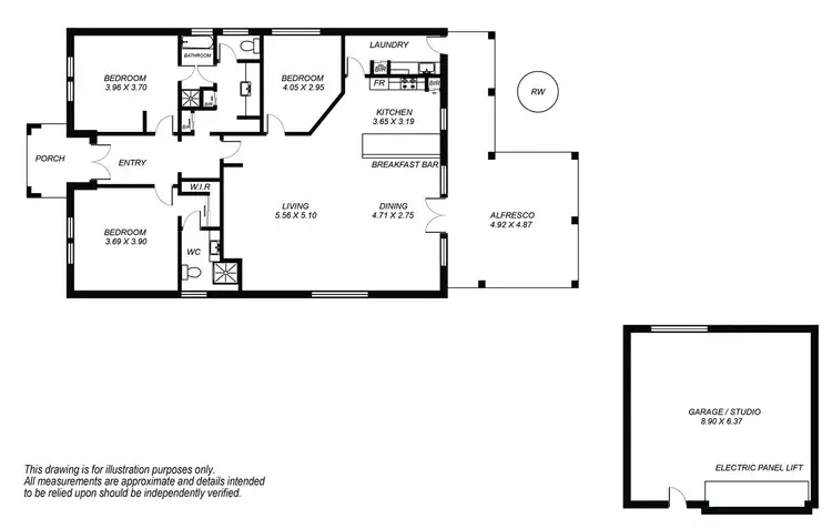Floorplan of Homely house listing, 46 McDonald Street, Milang SA 5256