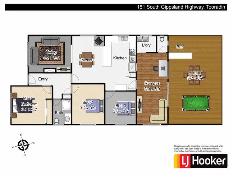 Floorplan of Homely house listing, 151 South Gippsland Highway, Tooradin VIC 3980