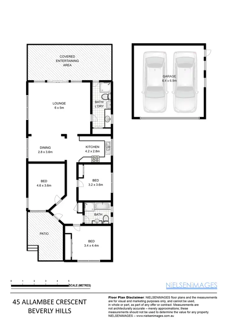 Floorplan of Homely house listing, 45 Allambee Crescent, Beverly Hills NSW 2209