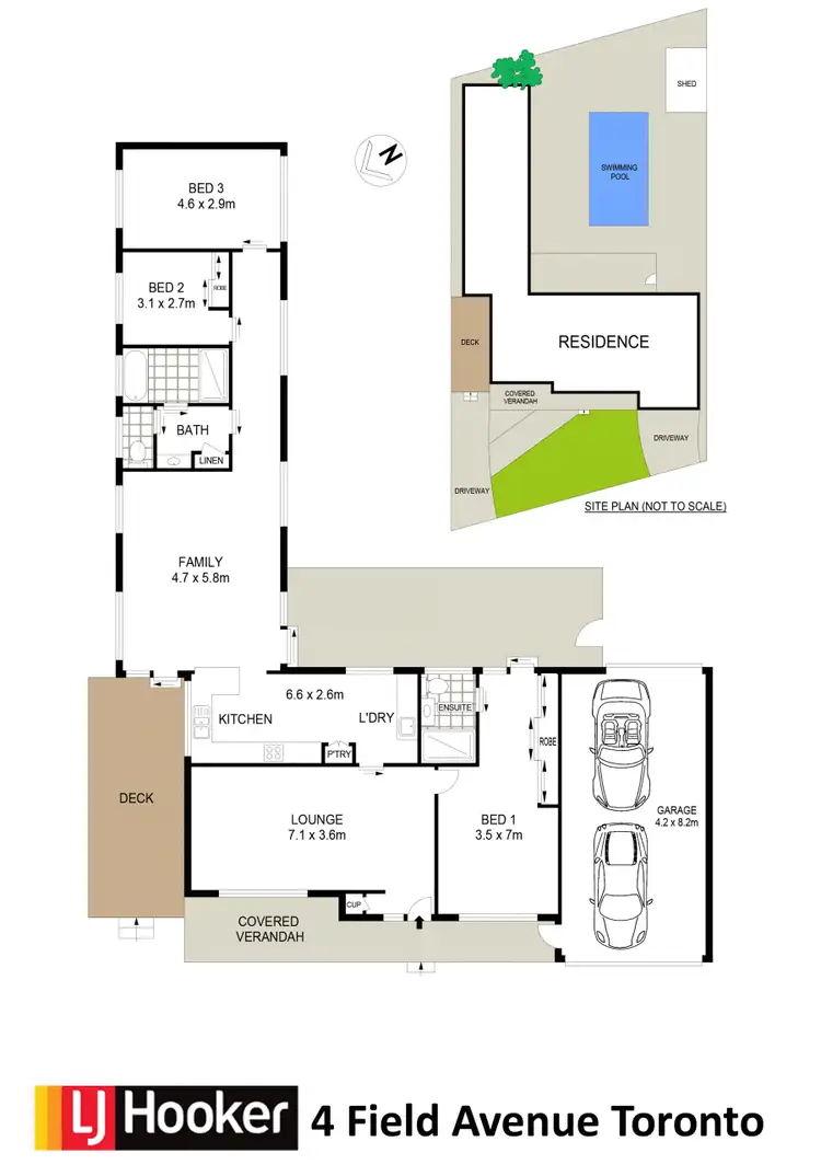 Floorplan of Homely house listing, 4 Field Avenue, Toronto NSW 2283