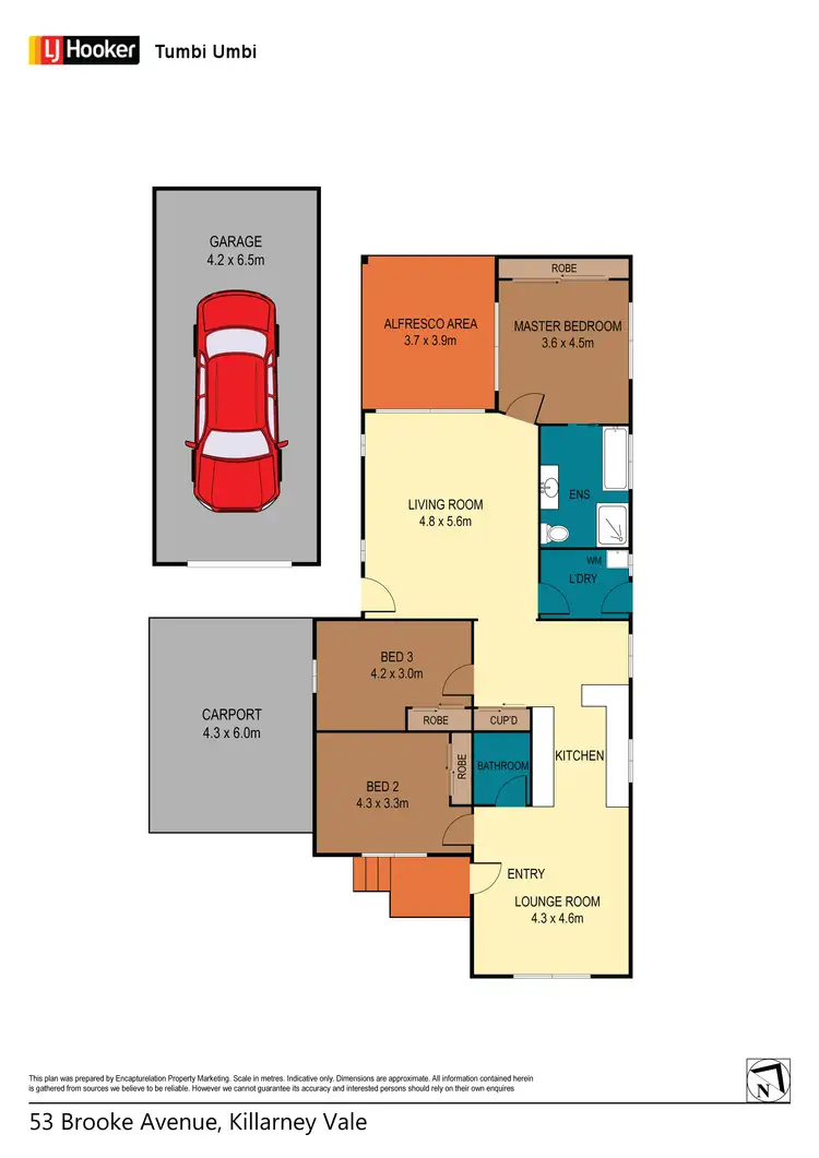 Floorplan of Homely house listing, 53 Brooke Avenue, Killarney Vale NSW 2261