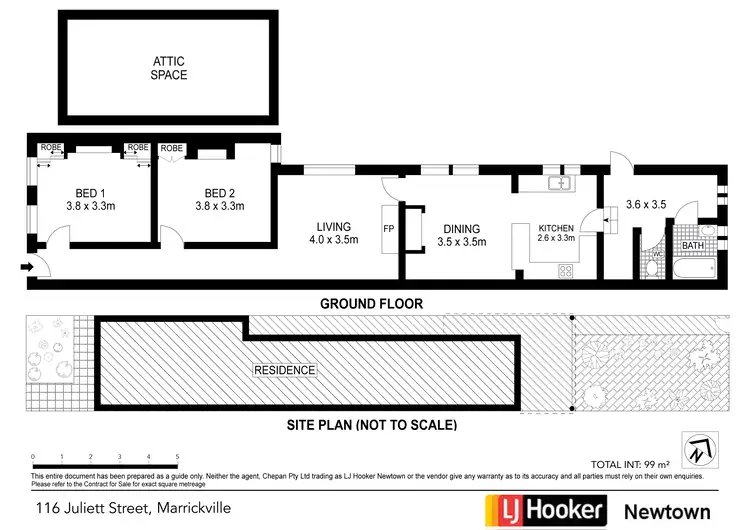 Floorplan of Homely house listing, 116 Juliett Street, Marrickville NSW 2204