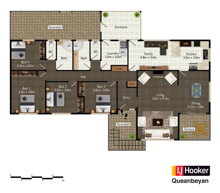 Floorplan of Homely house listing, 23 Dane Street, Queanbeyan NSW 2620
