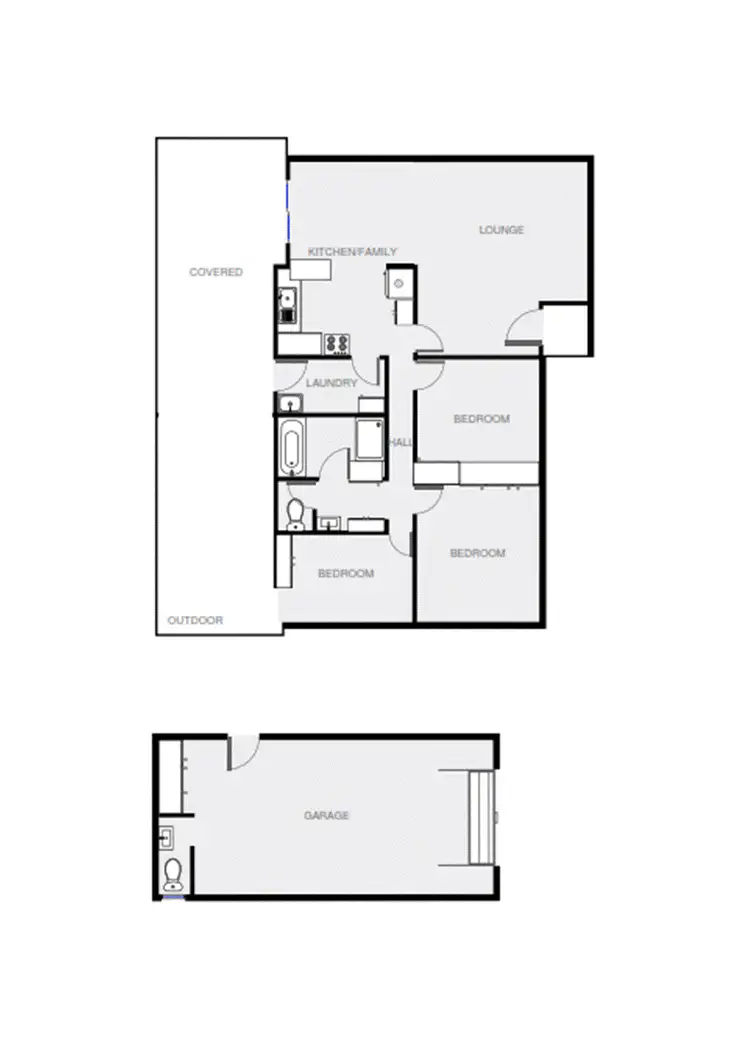 Floorplan of Homely house listing, 6 Echuca Place, Cowra NSW 2794