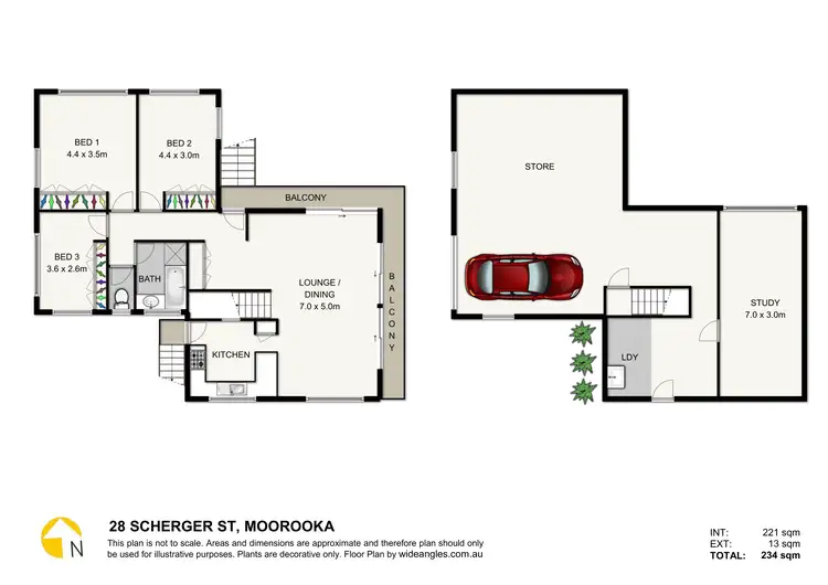 Floorplan of Homely house listing, 28 Scherger Street, Moorooka QLD 4105