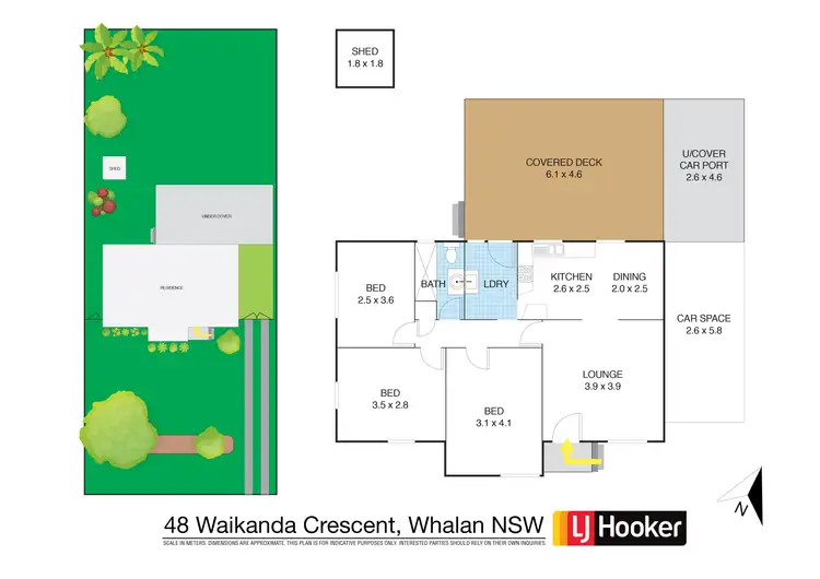 Floorplan of Homely house listing, 48 Waikanda Crescent, Whalan NSW 2770
