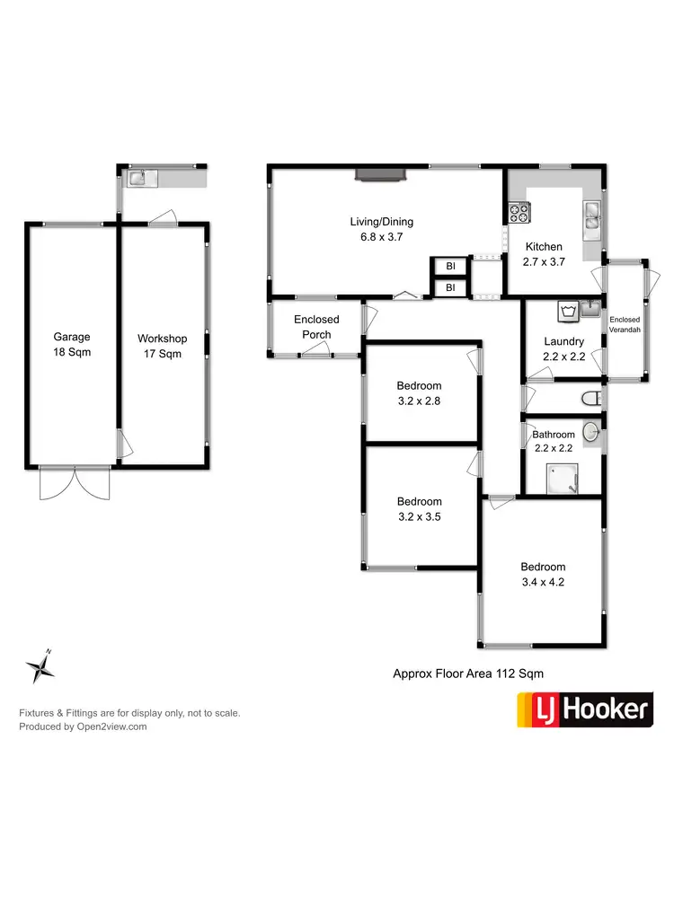 Floorplan of Homely house listing, 2 Gloucester Crescent, Lutana TAS 7009