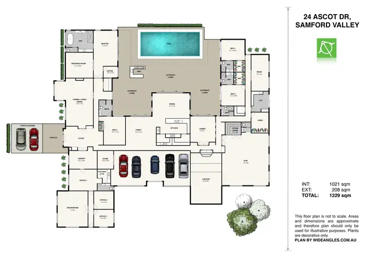 Floorplan of Homely house listing, 24 Ascot Crescent, Samford Valley QLD 4520