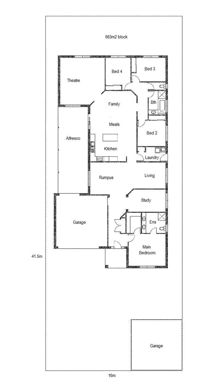 Floorplan of Homely house listing, 12 Beveridge Court, Point Cook VIC 3030