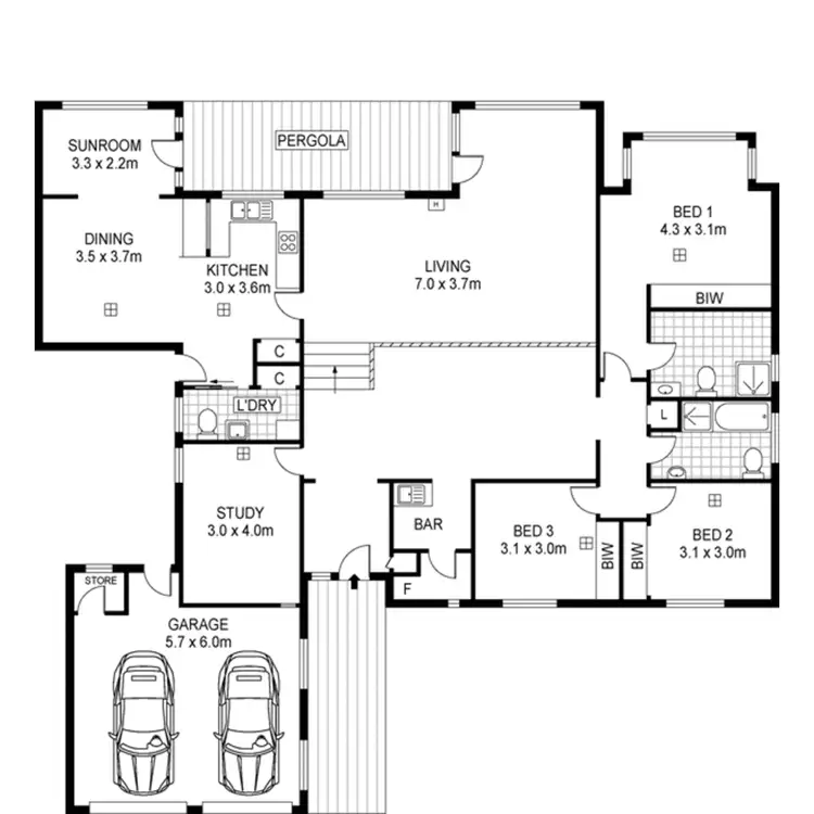 Floorplan of Homely house listing, 32 Antigua Grove, West Lakes SA 5021